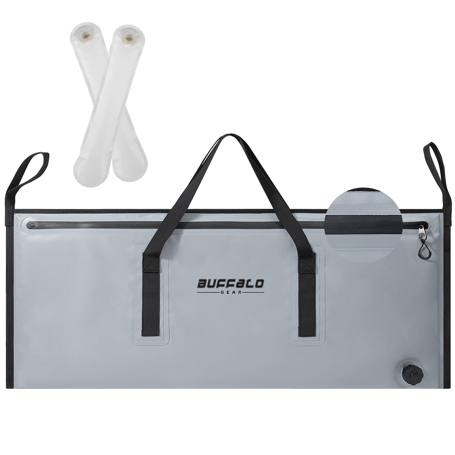 40 x 18 in Insulated Fish Cooler Bag with Waterproof Zipper