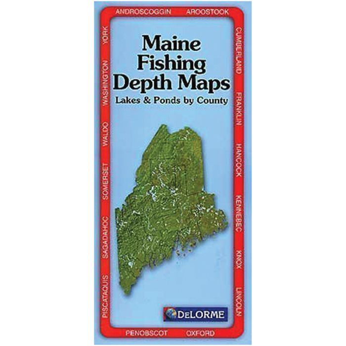 MAINE FISHING DEPTH MAP