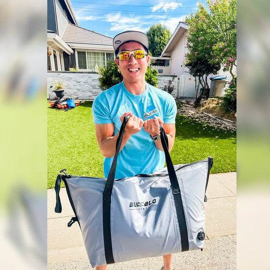 45QT Fish Cooler Bag with Flat Bottom