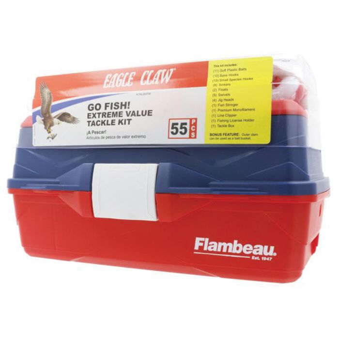 GO FISH EXTREME VALUE TACKLE BOX KIT