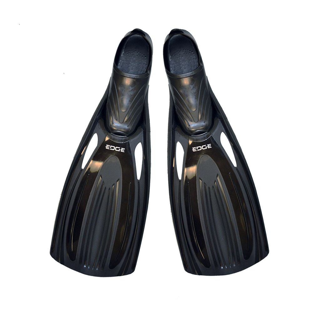 Edge Flex Full Foot Fins - Black (Clearance)
