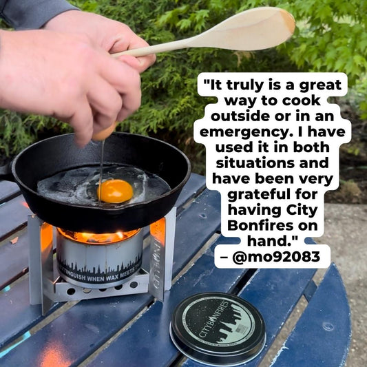 Collapsible Portable Camp Stove, Cooker & Trivet