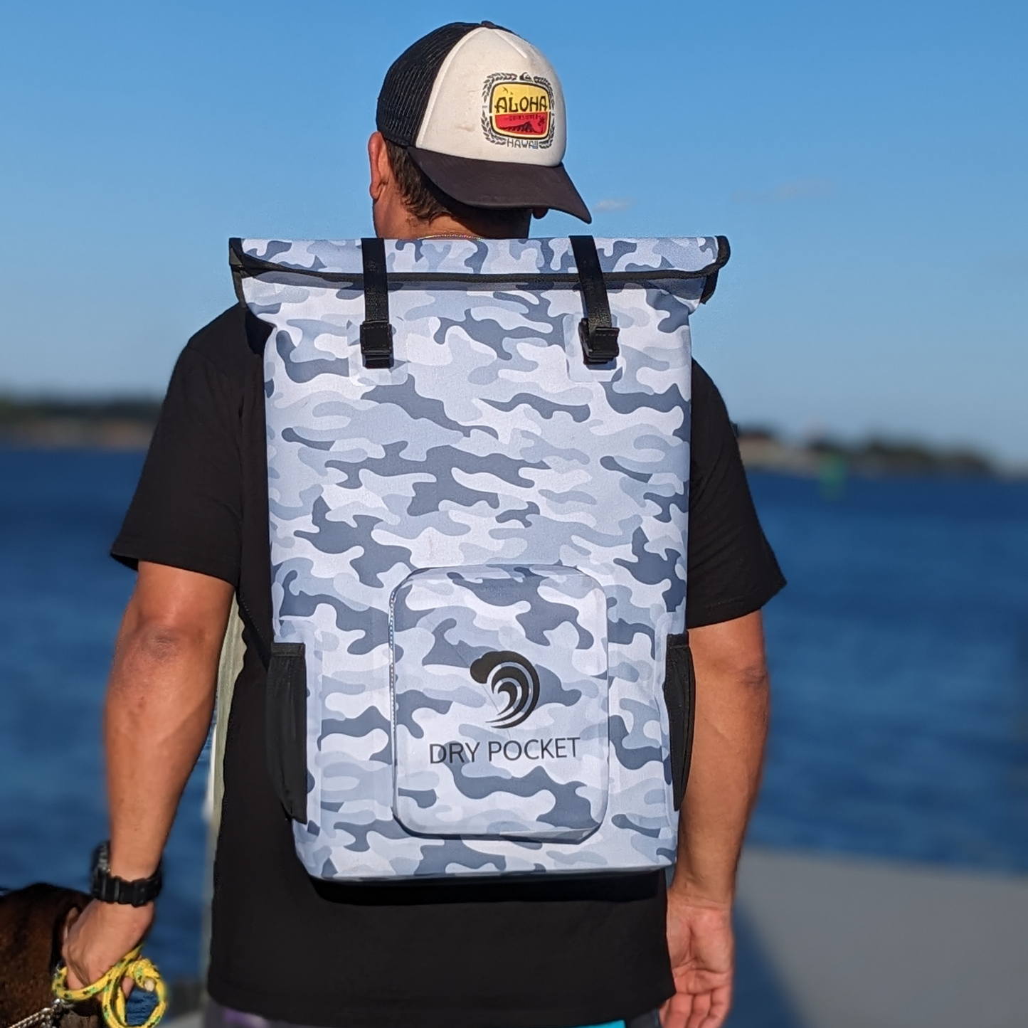 Dry Pocket Waterproof Floating Backpack Cooler - Snow Camo