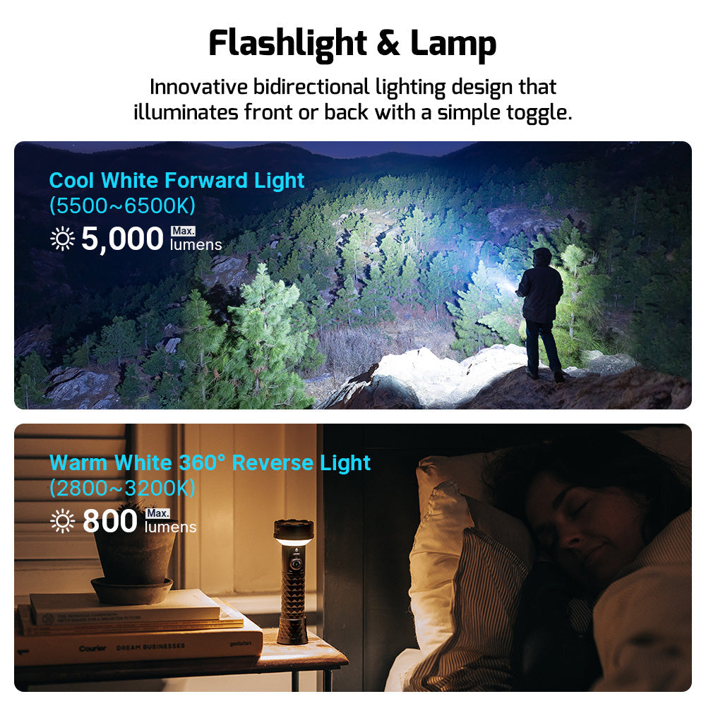 Olight Prowess Rechargeable Flashlight and Camp Light