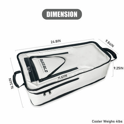 25 in Kayak Fish Cooler Bag with Shoulder Strap