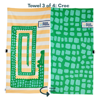RadPadz® Quick-Dry Towel | 4-Pack – All 4 Cannonballer Designs