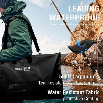 32" Waterproof Fish Bag with Aerator Pocket