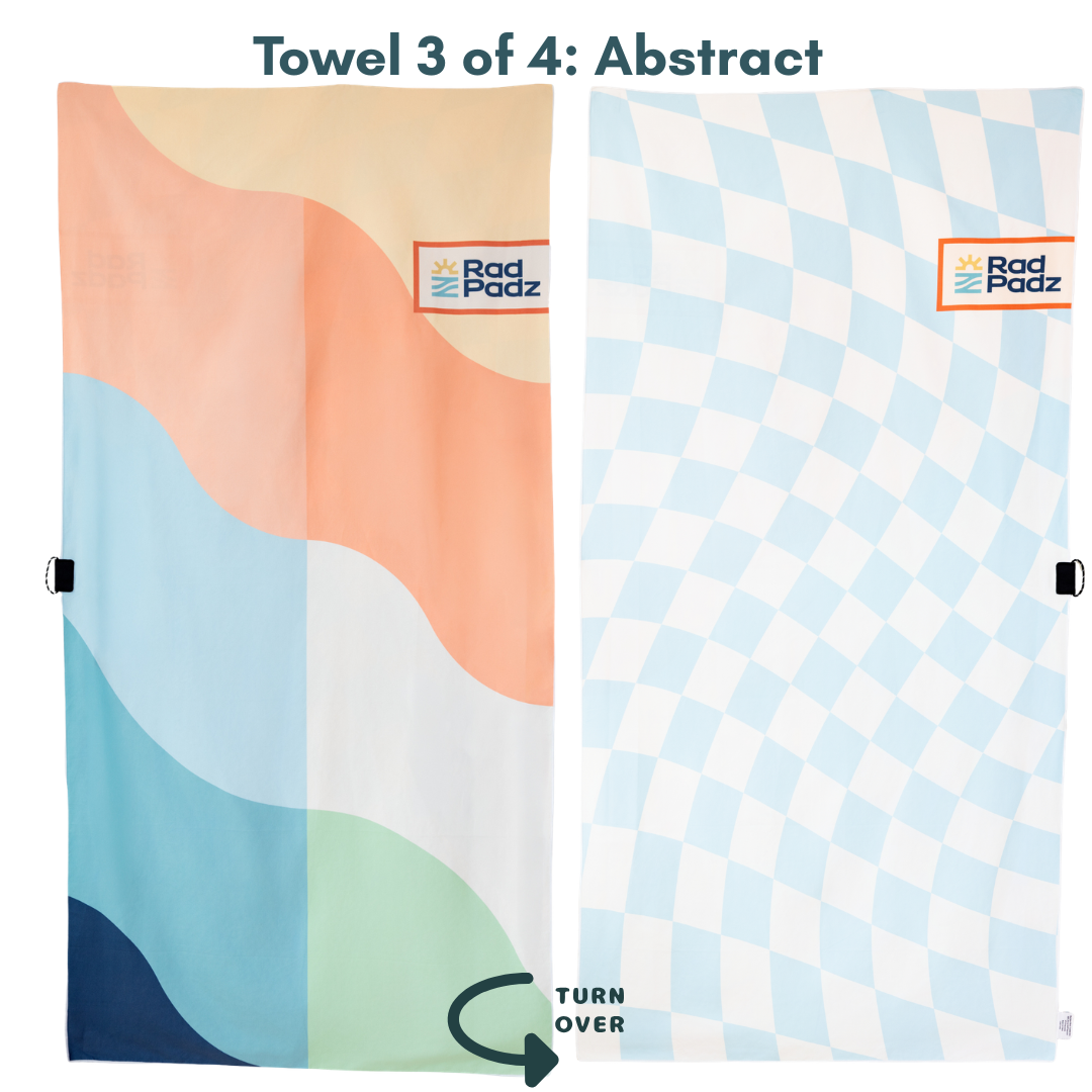 RadPadz® Quick-Dry Towel | 4-Pack – All 4 Cannonballer Designs