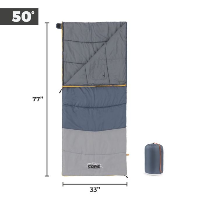 RECTANGLE SLEEPING BAG 50 DEG