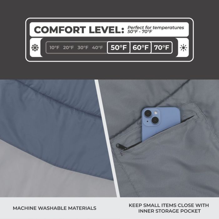 RECTANGLE SLEEPING BAG 50 DEG
