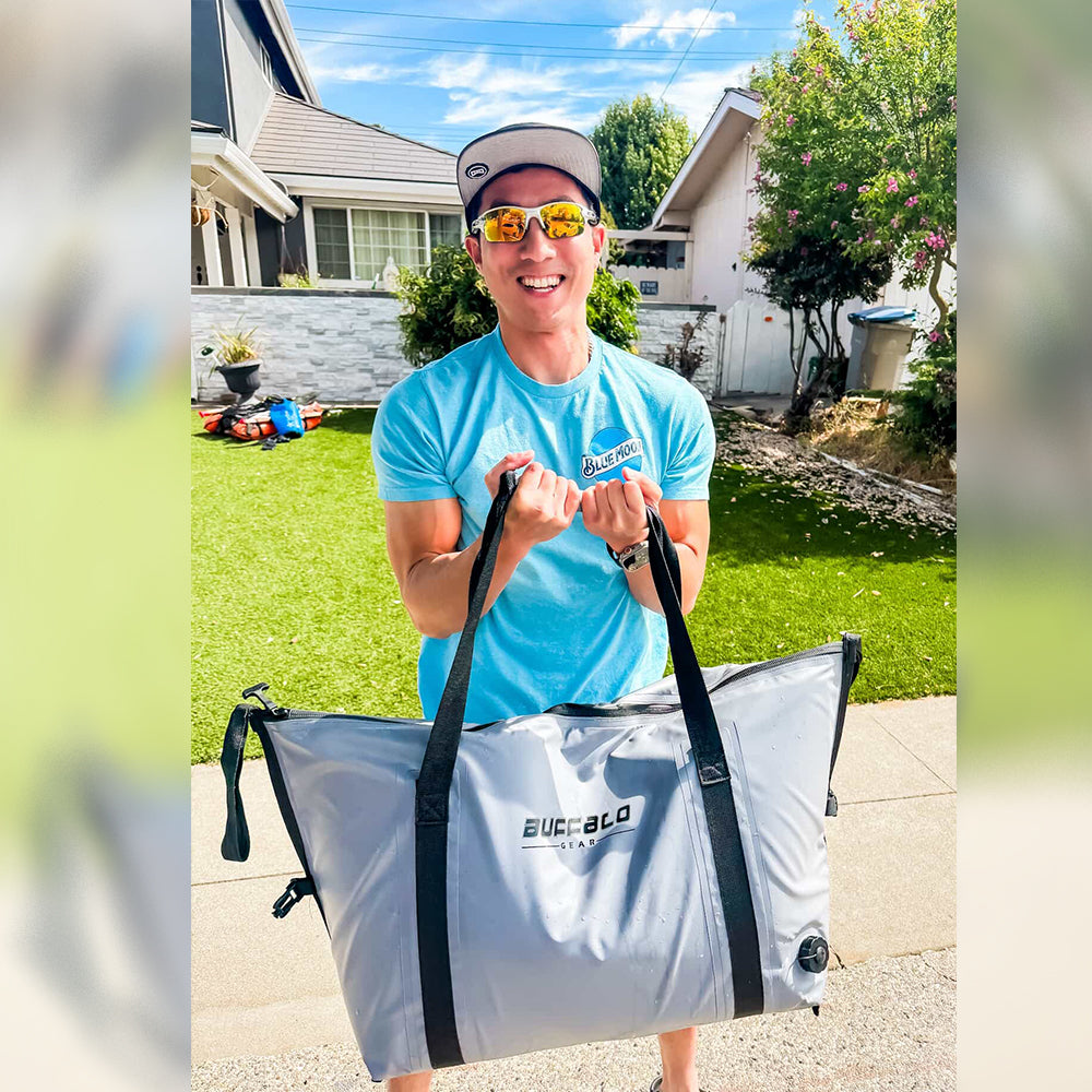 45QT Fish Cooler Bag with Flat Bottom