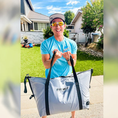 45QT Fish Cooler Bag with Flat Bottom