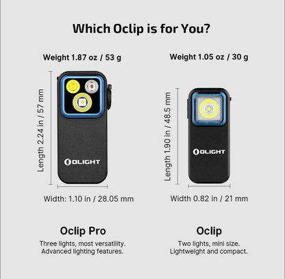 Olight Oclip Pro Rechargeable Clip Light