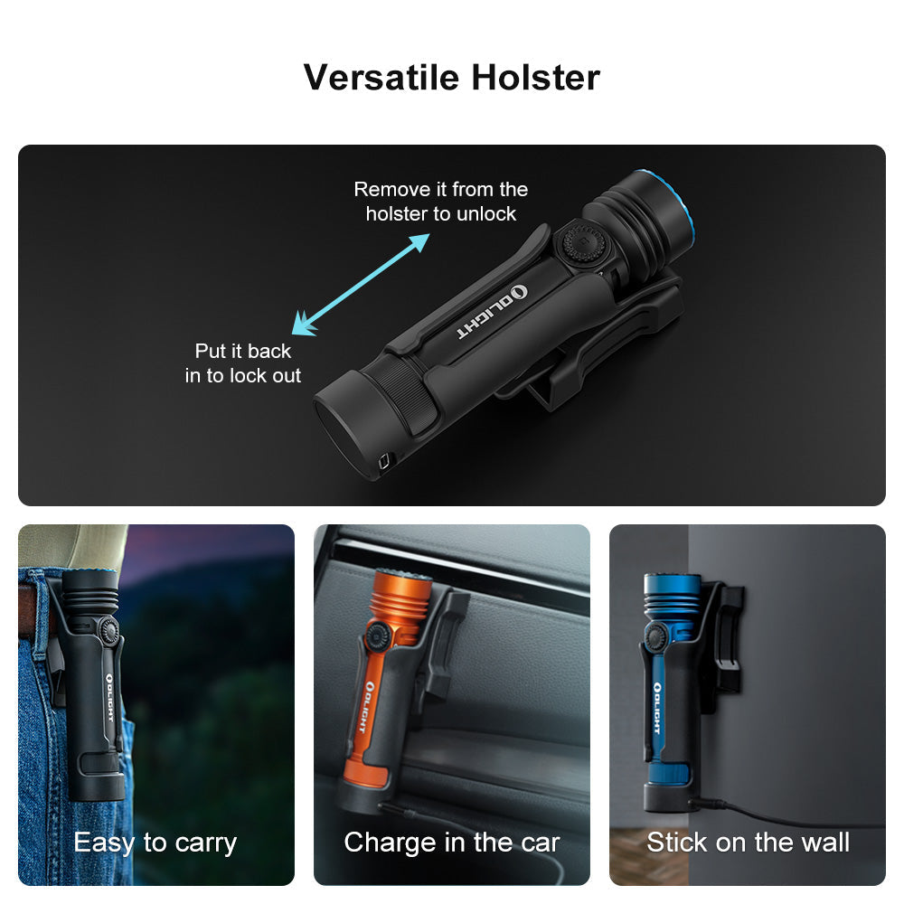 Olight Seeker 4 Pro Rechargeable Flashlight - 4,600 Lumens