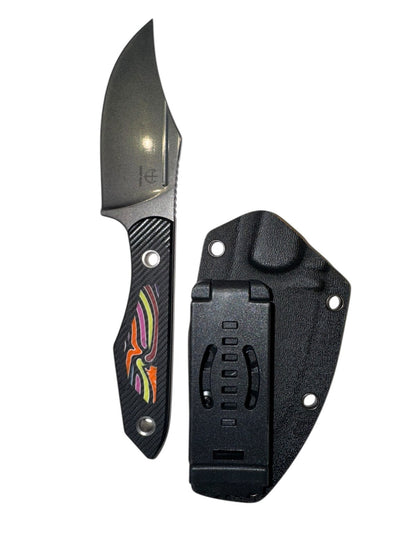 Sharp Blade YF06D Fixed-Blade Hunting Knife with Sheath