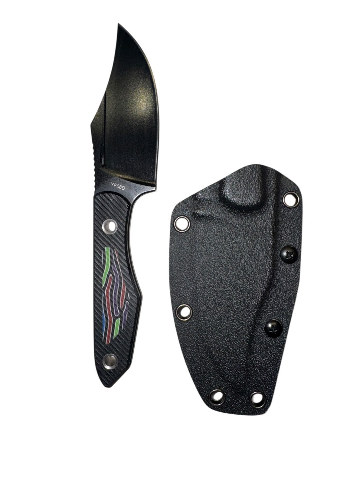 Sharp Blade YF06D Fixed-Blade Hunting Knife with Sheath