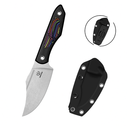 Sharp Blade YF06D Fixed-Blade Hunting Knife with Sheath