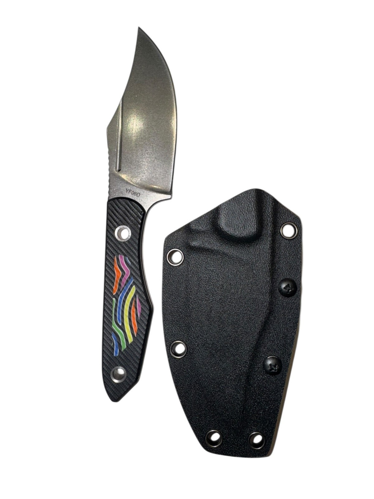 Sharp Blade YF06D Fixed-Blade Hunting Knife with Sheath