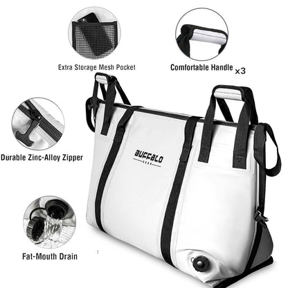 58QT Fish Cooler Bag with Flat Bottom