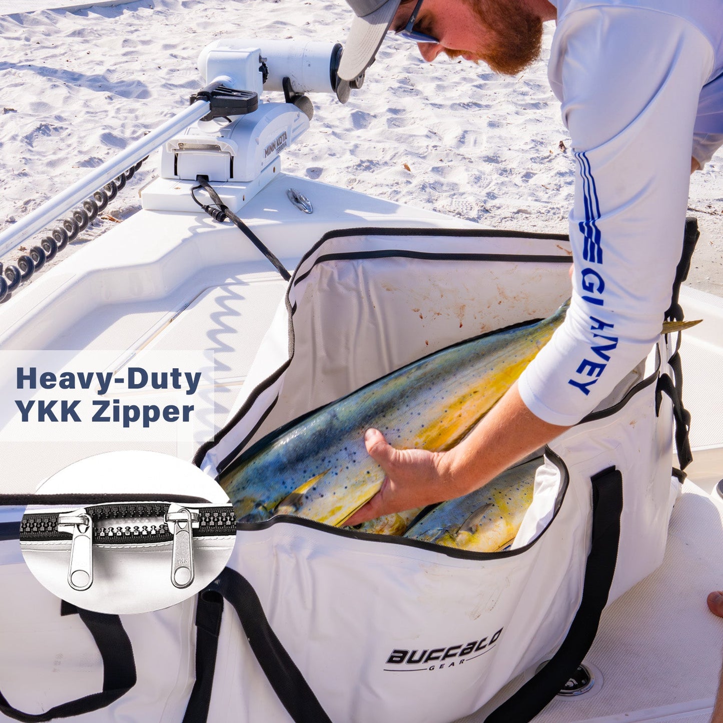 60 x 24 in Fish Cooler Bag with YKK Zipper