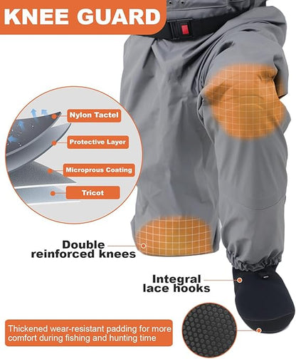 DikaSun Breathable Stockingfoot Chest Waders