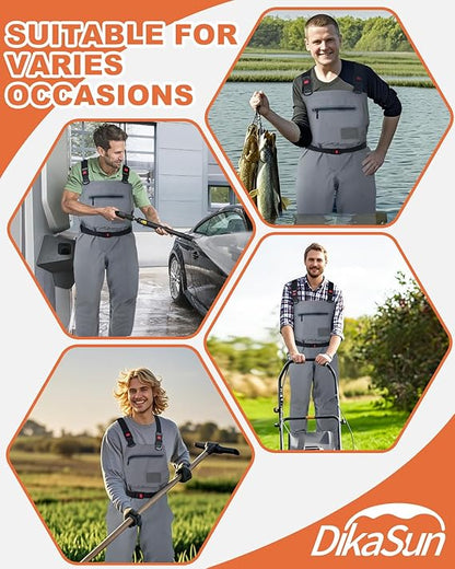DikaSun Breathable Stockingfoot Chest Waders