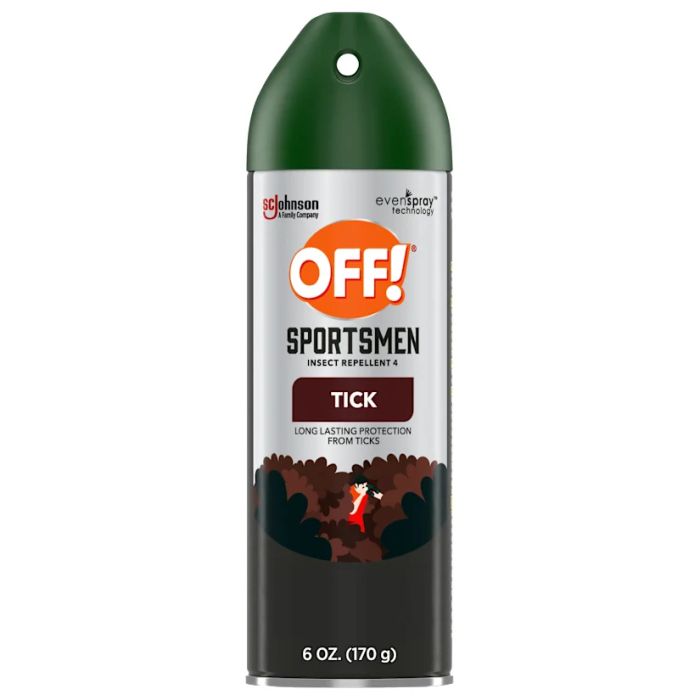 OFF! SPORTSMEN TICK 6 OZ AEROSOL