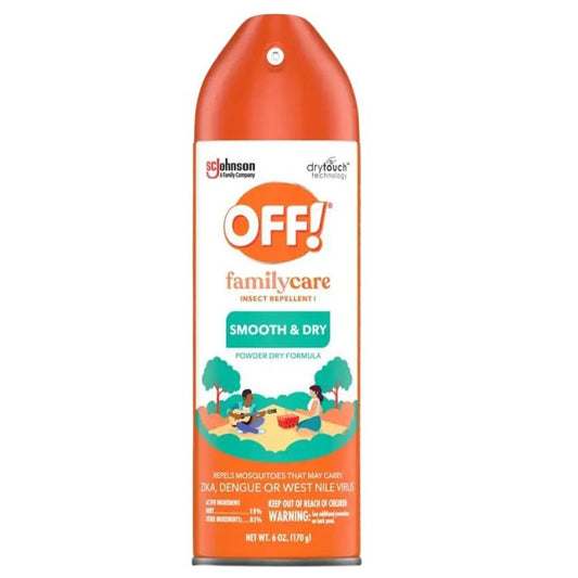 OFF! FAMILYCARE SMOOTH AND DRY 2.5 OZ AEROSOL