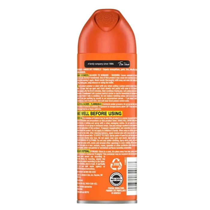 OFF! FAMILYCARE SMOOTH AND DRY 2.5 OZ AEROSOL