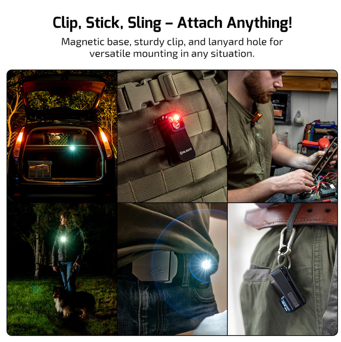Olight Oclip Pro Rechargeable Clip Light