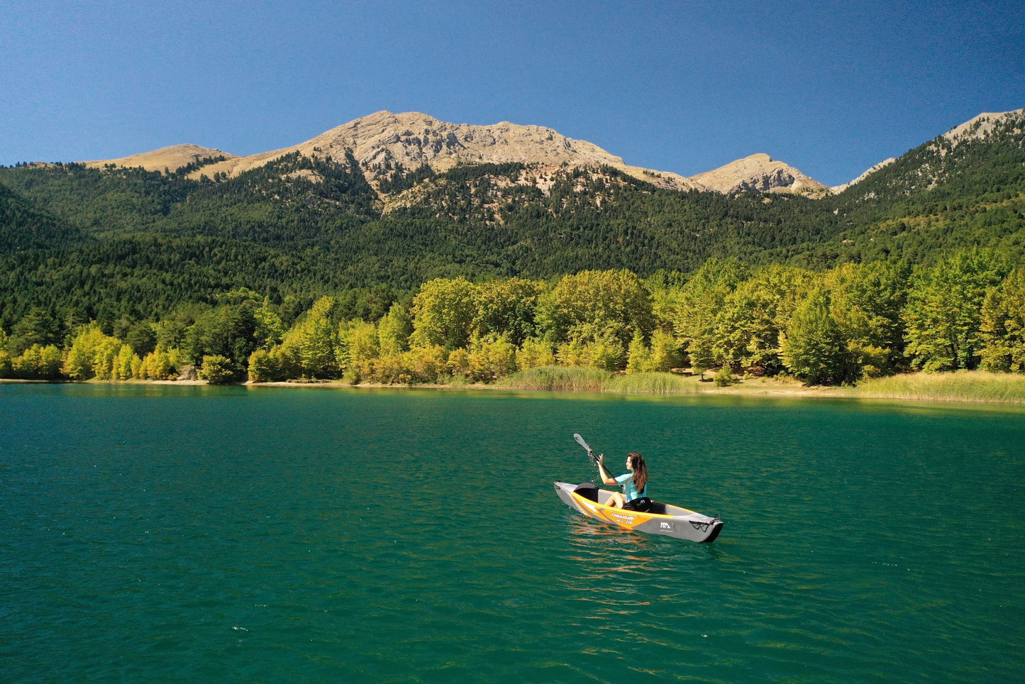Aqua Marina TOMAHAWK AIR-K 12'4" Inflatable High Pressure Speed Kayak