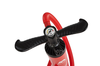 Aqua Marina LIQUID AIR V2 Double Action High Pressure Hand Pump for iSUP Paddle Board (2.6L+2.6L)