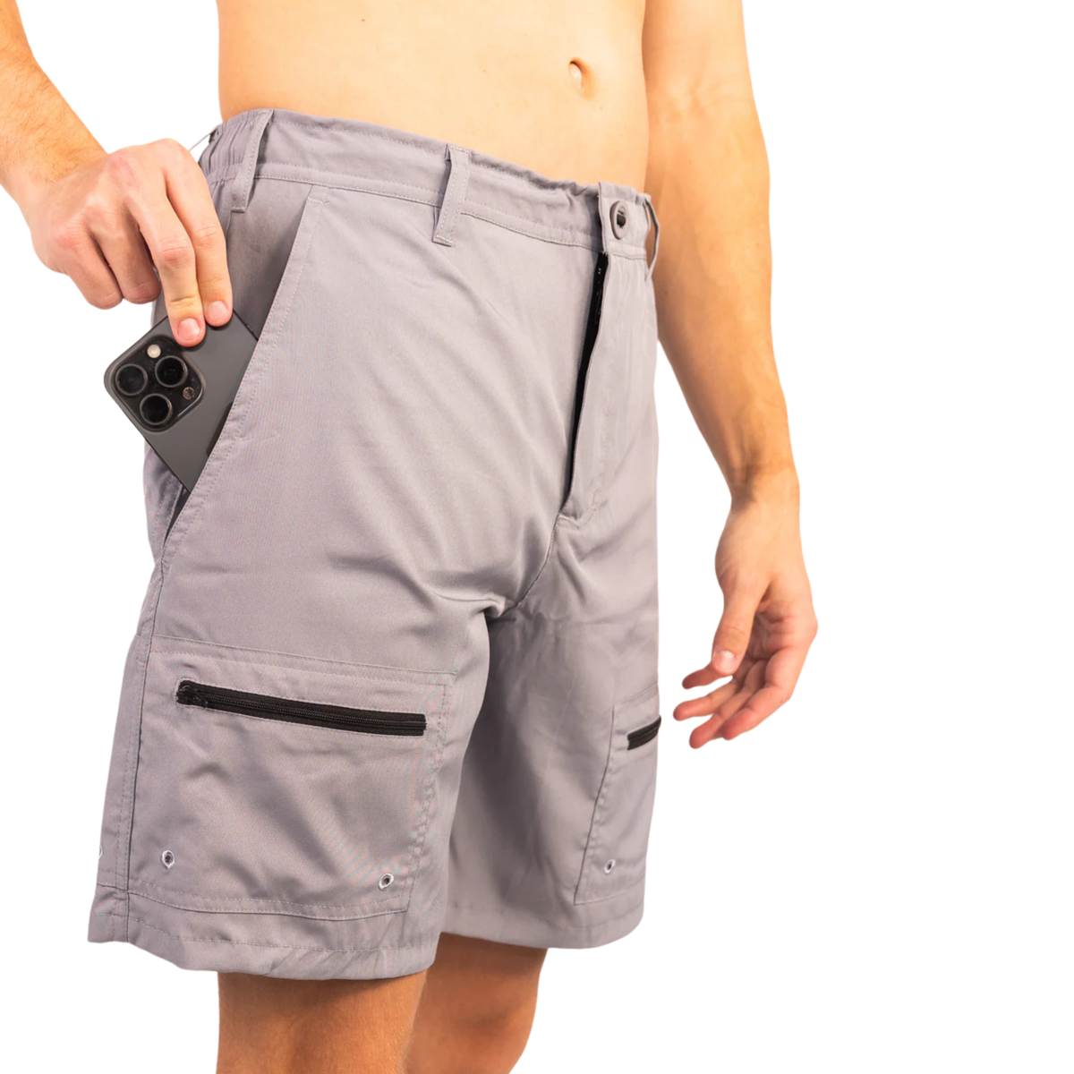 Dry Pocket Angler - Shorts with Waterproof Pocket