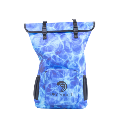 Dry Pocket Waterproof Floating Backpack Dry Bag - Ocean Blue