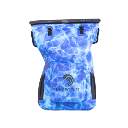 Dry Pocket Waterproof Floating Backpack Dry Bag - Ocean Blue