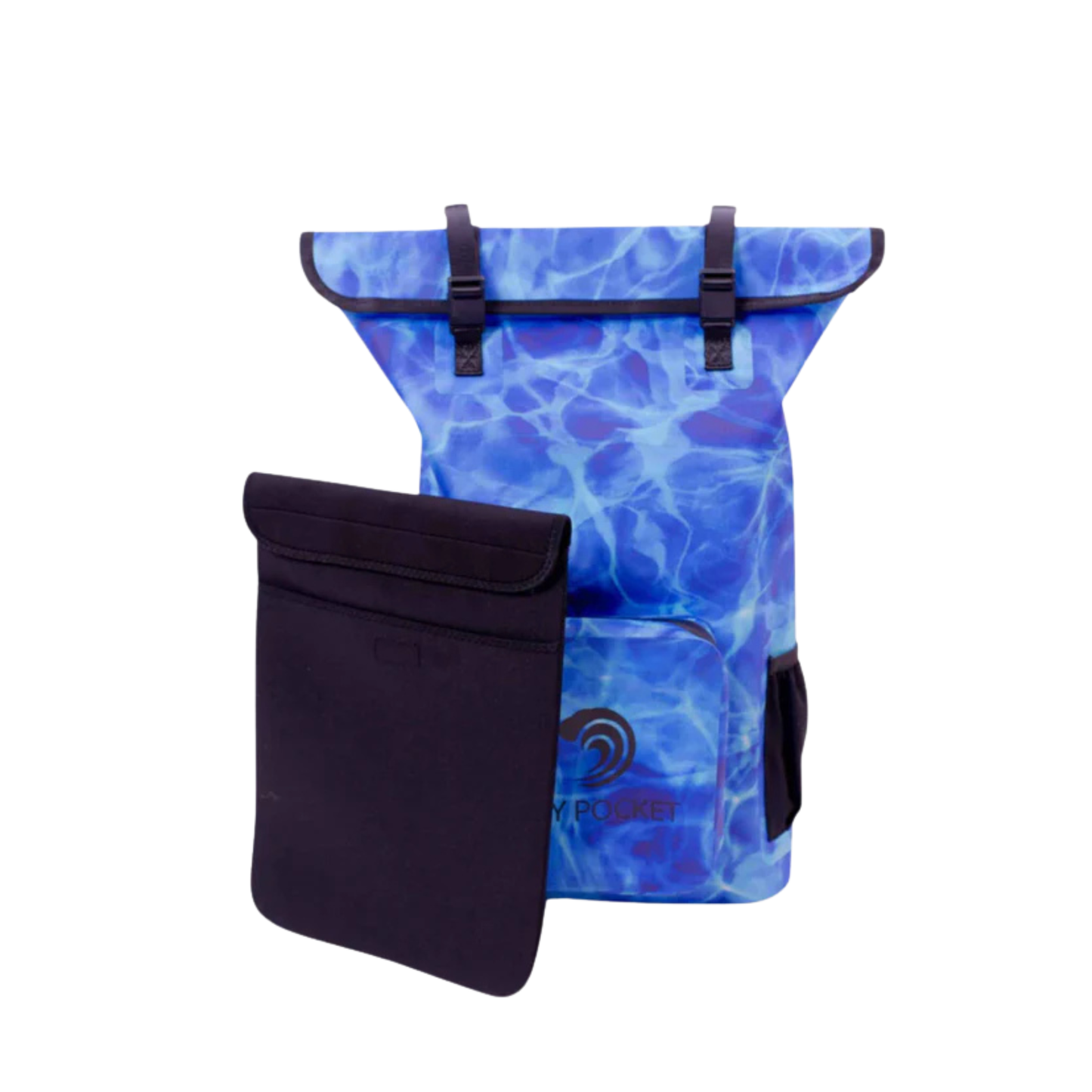 Dry Pocket Waterproof Floating Backpack Dry Bag - Ocean Blue