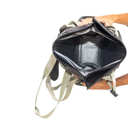 Dry Pocket Waterproof Floating Tote Cooler - Black