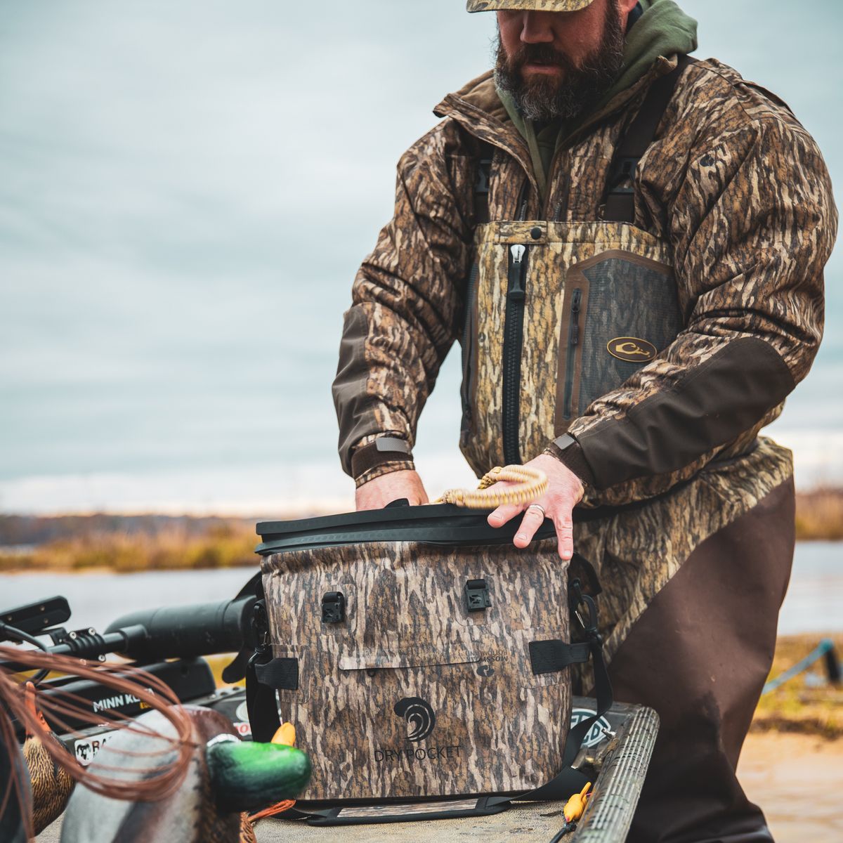 Dry Pocket Waterproof Floating Cooler Bag - Bottomland Camo