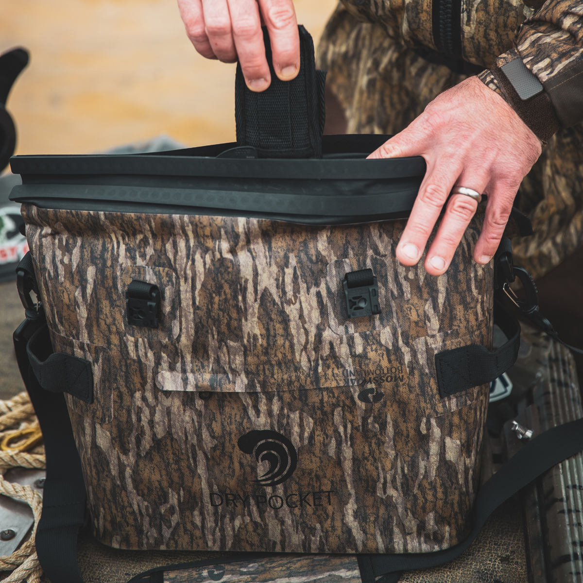 Dry Pocket Waterproof Floating Cooler Bag - Bottomland Camo