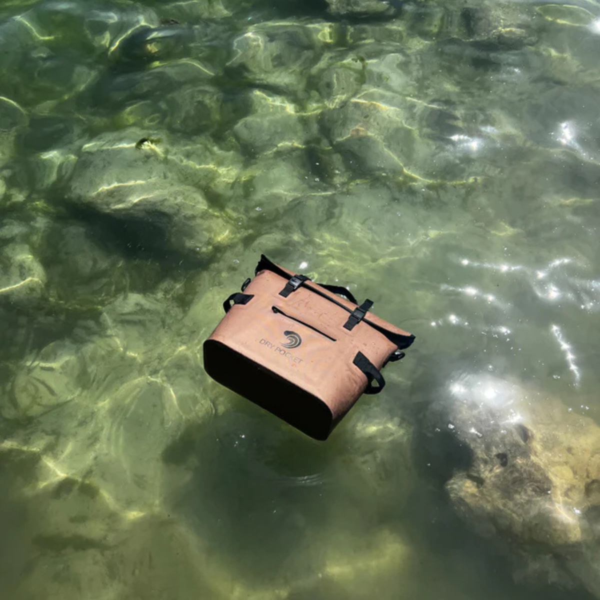 Dry Pocket Waterproof Floating Cooler Bag - Coyote Brown