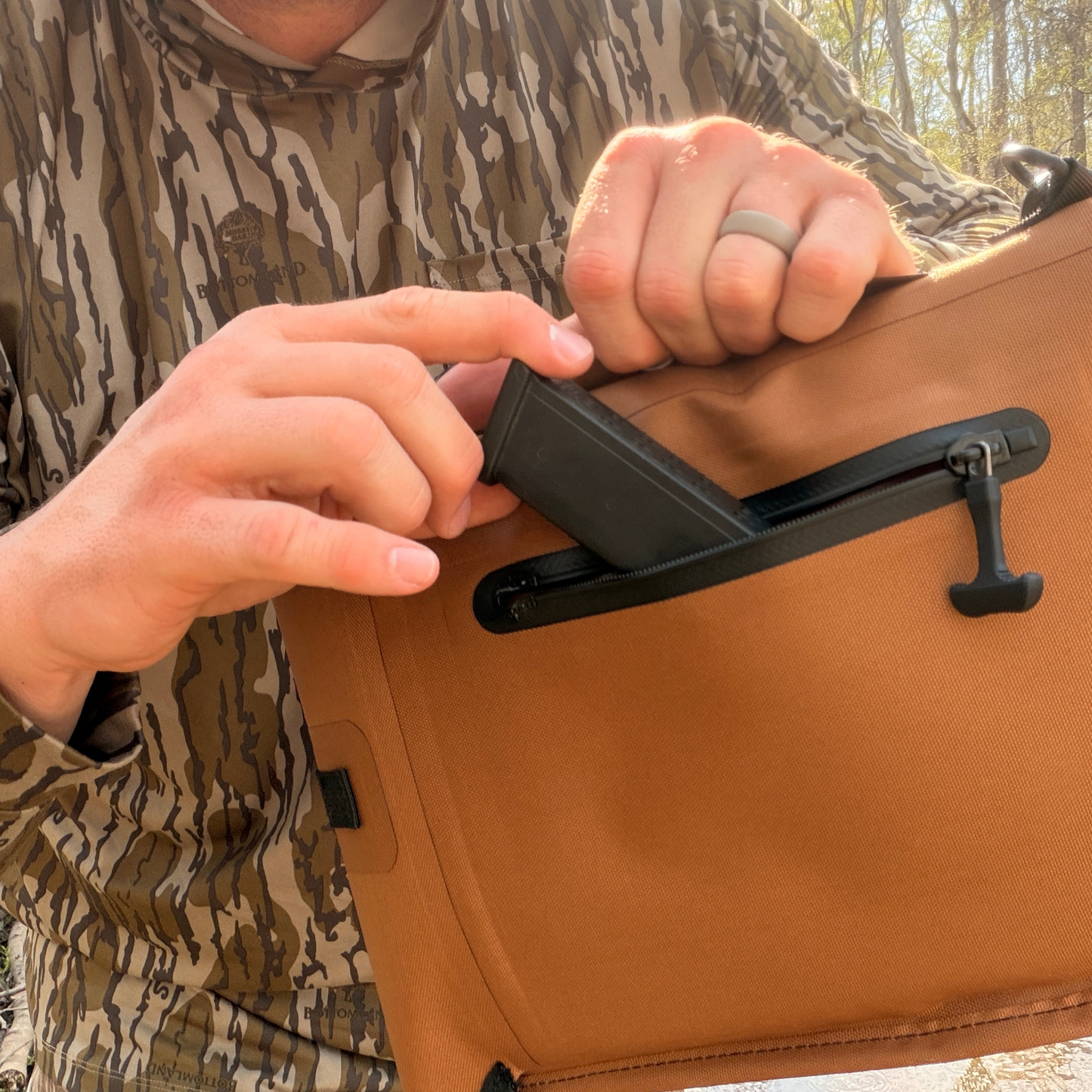 Dry Pocket Waterproof Pistol Storage Bag - Coyote Brown