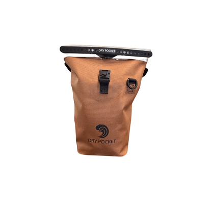 Dry Pocket Shell Bag / Boating Bag - Coyote Brown