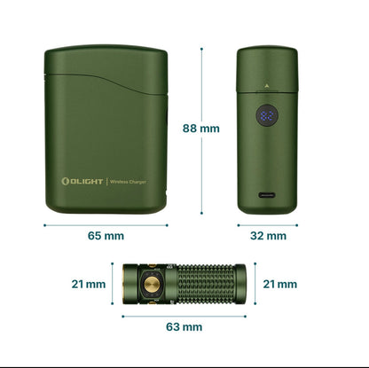 Olight Baton 4 Rechargeable Flashlight with Charging Case