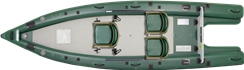 FSK16 FishSkiff™ Inflatable Fishing Boat Start-up Package