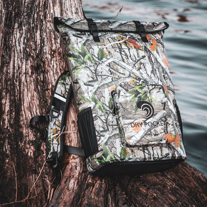Dry Pocket Waterproof Floating Backpack Cooler - Forest Camo