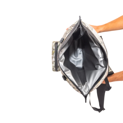 Dry Pocket Waterproof Floating Backpack Cooler - Forest Camo