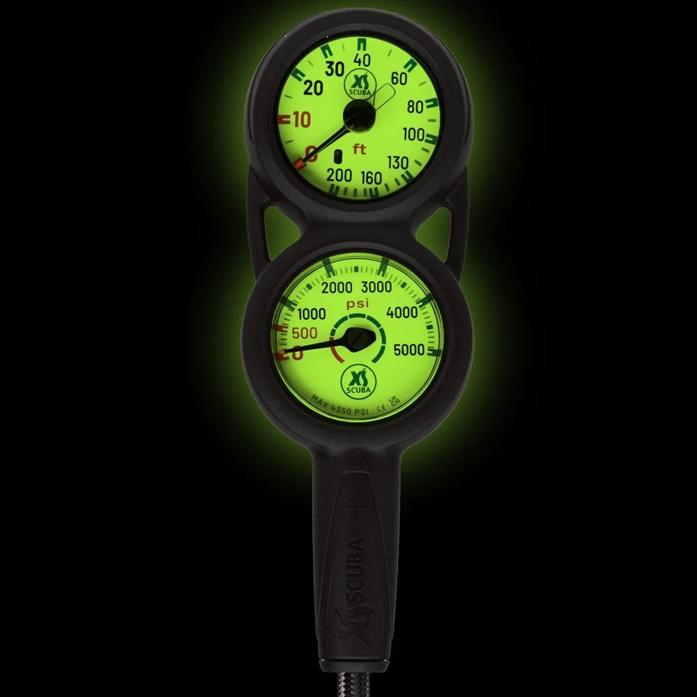 XS Scuba QuikVu Pressure/Depth Console