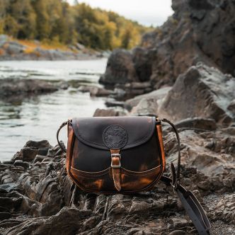 Heritage Leather Medium Shell Purse