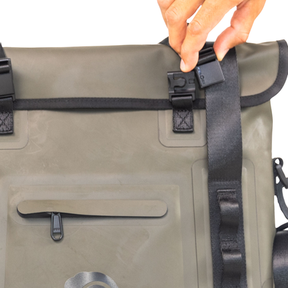 Dry Pocket Waterproof Floating Tote Cooler - Hunter Green
