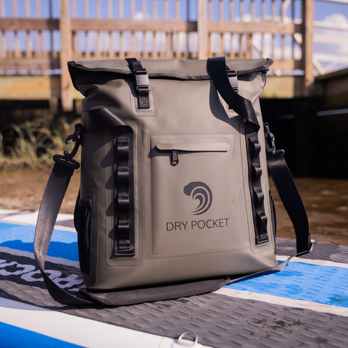 Dry Pocket Waterproof Floating Tote Cooler - Hunter Green